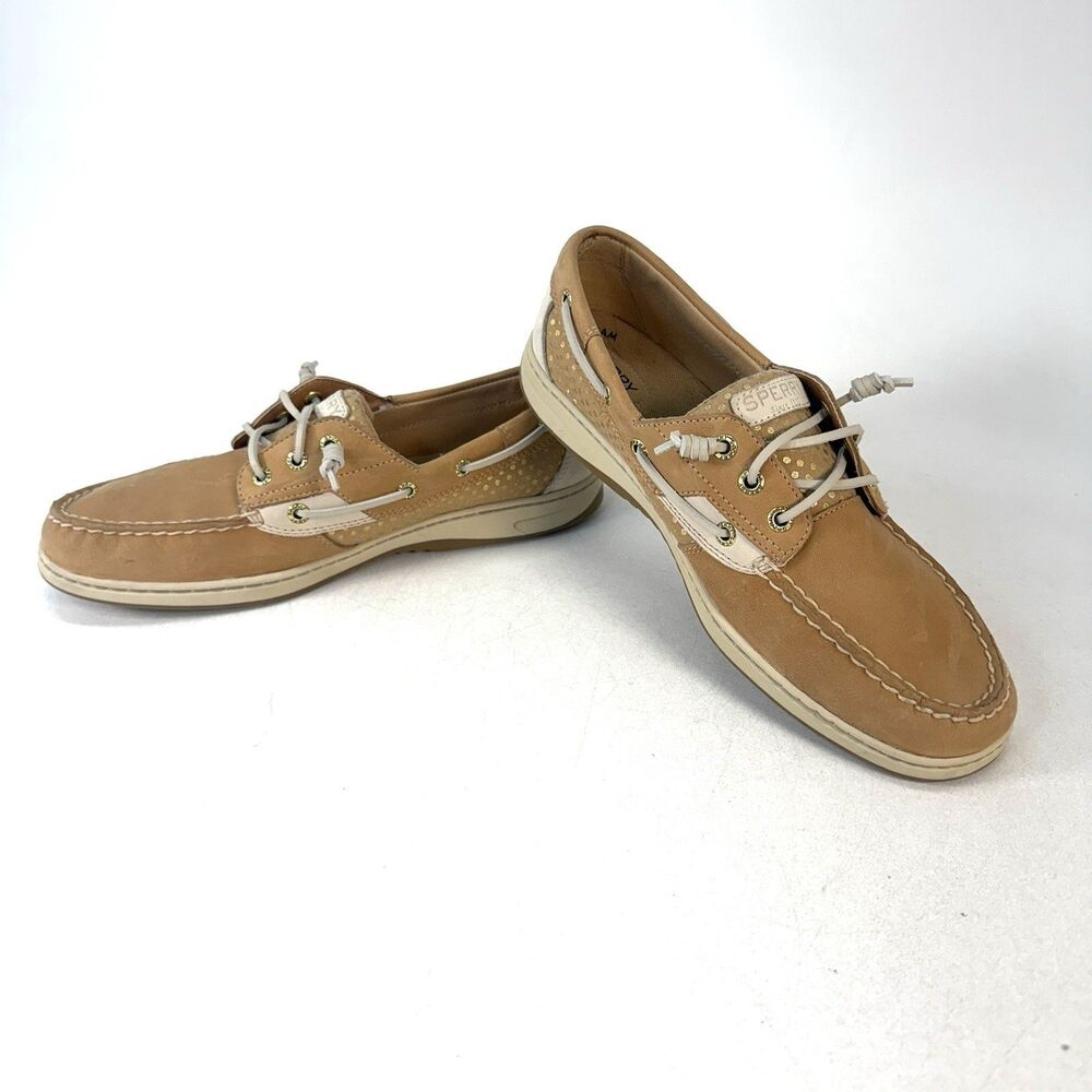 Sperry Top-Sider Women's Boat Shoes Brown Leather Firefish Size 11M STS98318